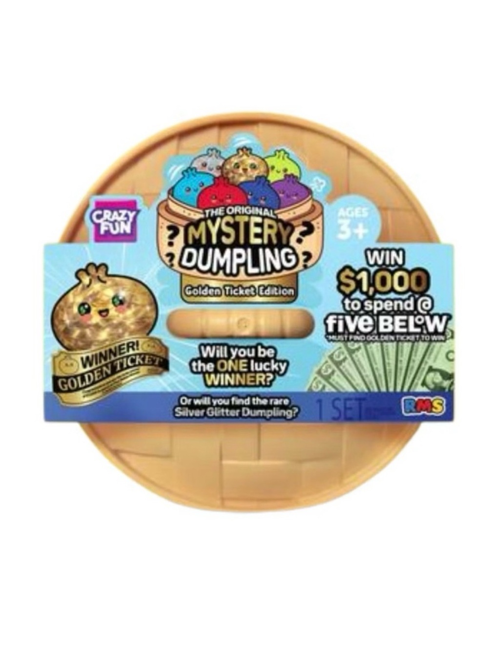 Super Rare! First time drop!
Limited Edition Golden Ticket Dumpling Edition